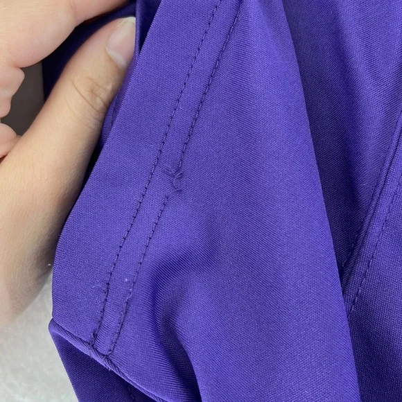 NBA Short Sleeve Shirt Los Angeles LA Lakers 23 Lebron James Purple Mens XL - Picture 15 of 15